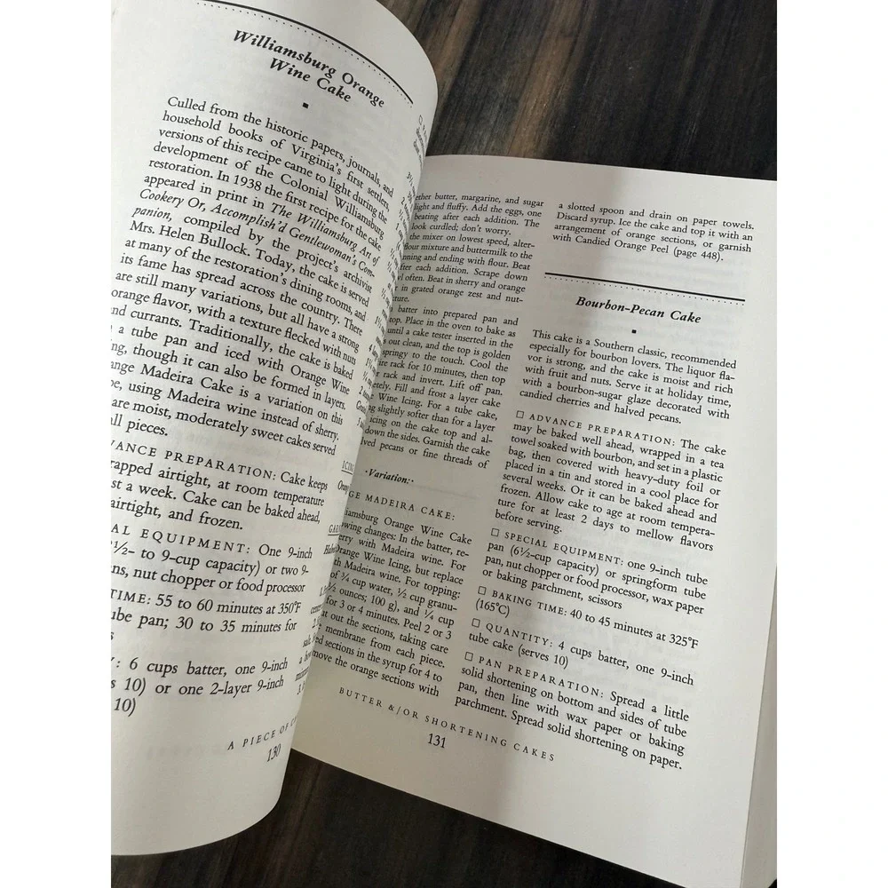 A Piece of Cake Cookbook‎ by Susan G Purdy 1989 Dessert Baking Recipes